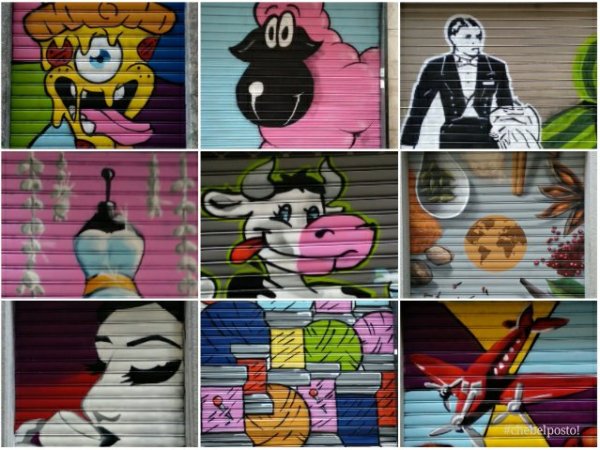 La Street Art colora le serrande di Via&nbsp;Barbaroux